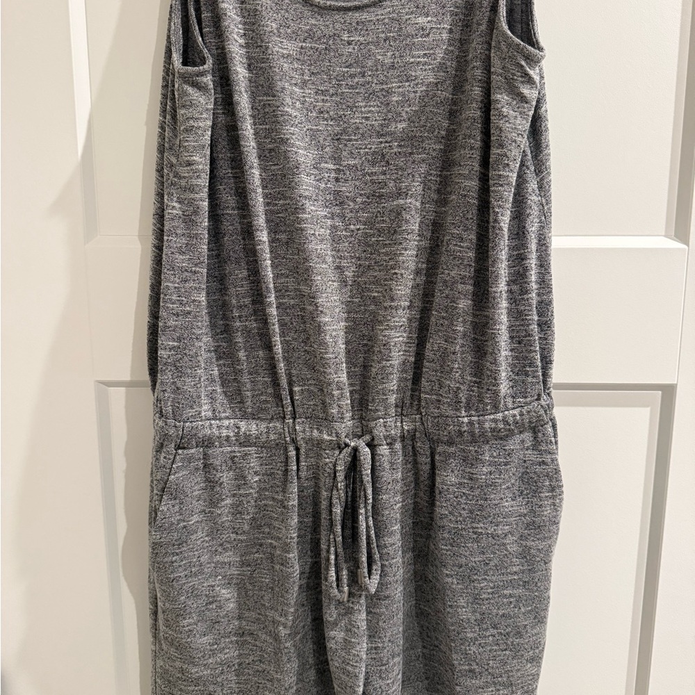 Lou & Grey Heather Gray Knit Romper
